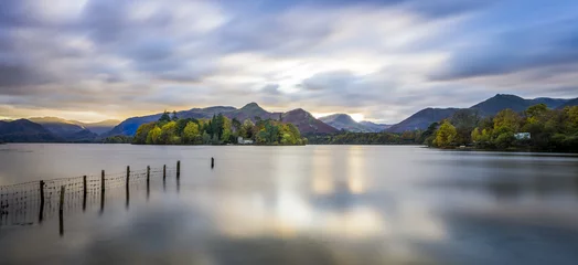 Foto op Canvas Derwent water in the District Lake, amazing landscape © andi26