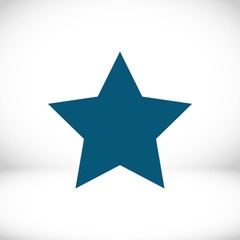 star icon stock vector illustration flat design