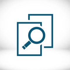 search icon stock vector illustration flat design