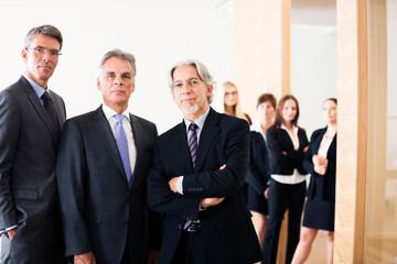 Business Team Posing For A Group Shot