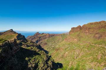 Mountain landscape on Tenerife, Canary Islands
