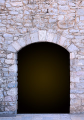Stone tunel entrance