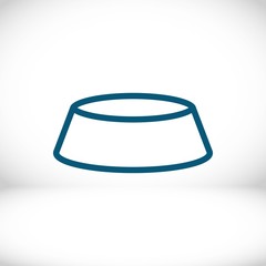 bowl icon stock vector illustration flat design