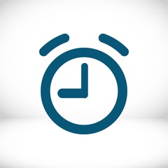 alarm clock icon stock vector illustration flat design