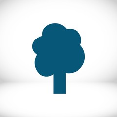 tree icon stock vector illustration flat design