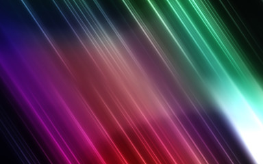 abstract composition color bright spots on a dark background