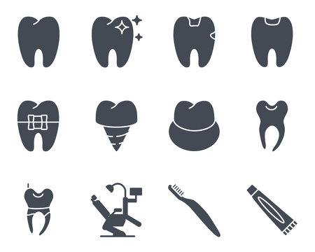 dentist silhouette icon