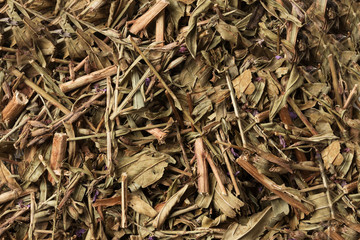 dried Blooming sally tea background