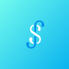 Simplel vector logo in a modern style.