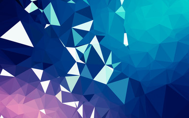 Obraz premium Abstract low poly background, geometry triangle