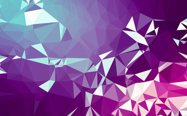 Fototapeta premium Abstract low poly background, geometry triangle