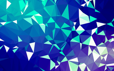 Fototapeta premium Abstract low poly background, geometry triangle