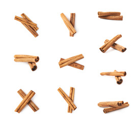 Cinnamon stick isolated