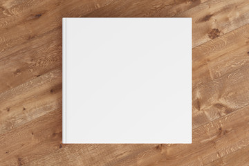 Naklejka premium Blank book cover isolated on background