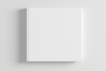 Blank book cover isolated on background - obrazy, fototapety, plakaty