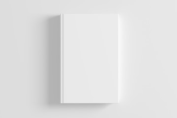 Obraz premium Blank book cover isolated on background