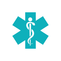 Medical healthcare symbol icon vector illustration graphic design