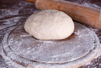 Chef making bread