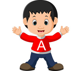 cute boy cartoon