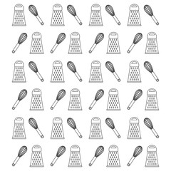 Grater and mixer icon vector illustration graphic design
