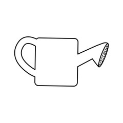 Gardening water can icon vector illustration graphic design