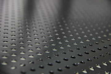 linear perforation on the metal