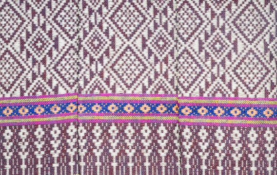 thai fabric pattern background