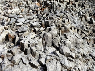 Volcanic rock formation in the North Cascades