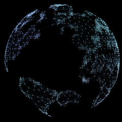 World map point, line, composition, representing the global, network connectioninternational meaning