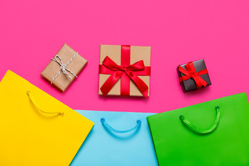 gifts and bags