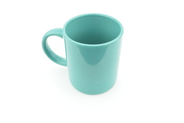 Isolated empty cup for tea and coffee