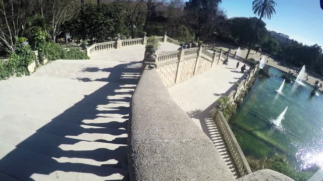 Stairs in park ciutadella barcelona