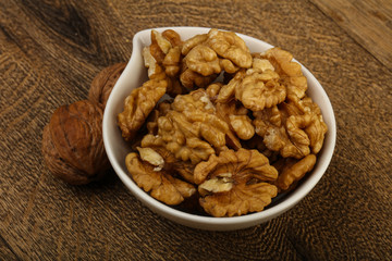Opened walnuts