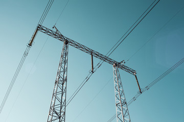 High voltage tower