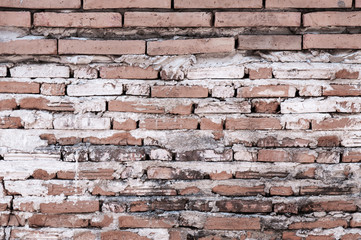 old brick wall background texture,background material of industry building construction for retro background