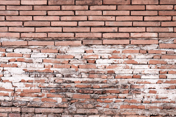 old brick wall background texture,background material of industry building construction for retro background