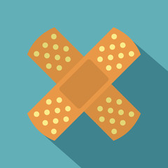 Patch icon, flat style