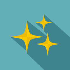 Stars icon, flat style