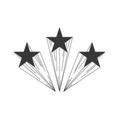 Shooting Star Logo Template