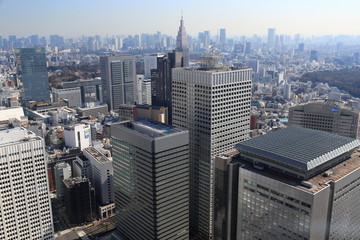 副都心新宿の高層ビル群