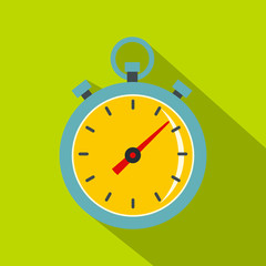 Chronometer icon, flat style