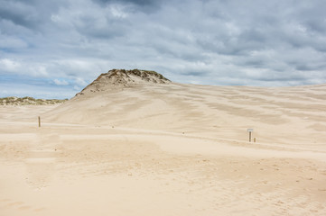 a moving dunes