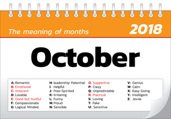 Obraz premium calendar