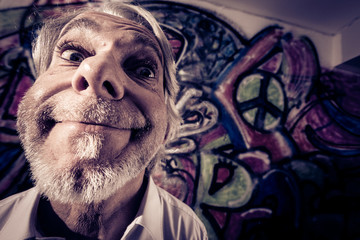 Senior Man In Studio