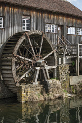 Moulin à eau en Alsace, patrimoine alsacien