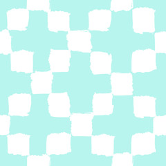 Beautiful geometric seamless pattern. Vector hand drawn paint background