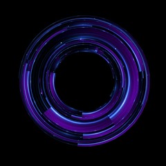Abstract neon background. luminous swirling. Glowing spiral cover. 
Black elegant. Halo around. Power isolated. Sparks particle.
Space tunnel. Glossy jellyfish. LED color ellipse. Glint glitter
