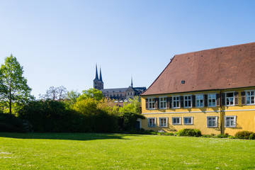 Fototapeta na wymiar Blick zum Kloster Michelsberg