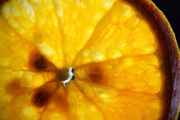 желе оранжевое апельсин стоит на столе рядом атрибутика