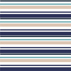 Abstract vector striped seamless pattern with colored horizontal paralel stripes. Colorful pastel background